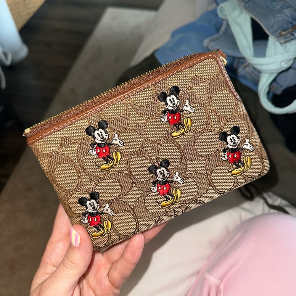 Disney x Coach wallet wristlet
